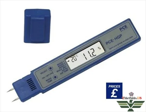 Thiết bị đo độ ẩm gỗ, vật liệu (bê tông, vôi vữa, tường ...): PCE-HGP