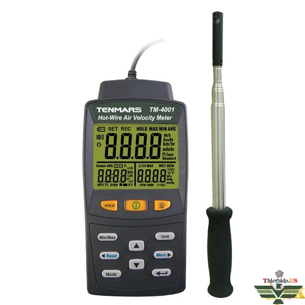 Máy đo tốc độ và lưu lượng gió Tenmars TM-4001