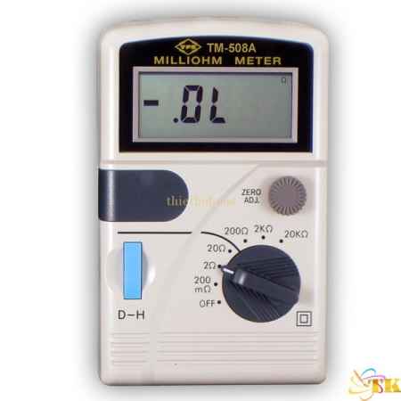 Đồng hồ đo điện trở thấp Milliohm Tenmars TM-508A
