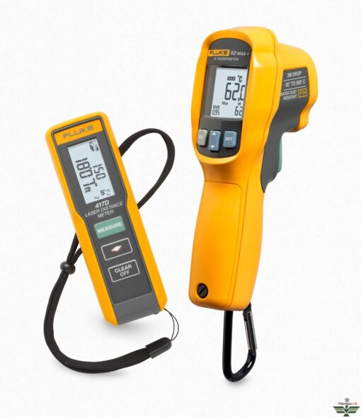 Combo nhiệt kế hồng ngoại Fluke 62 MAX+ và thước đo laser Fluke 417D