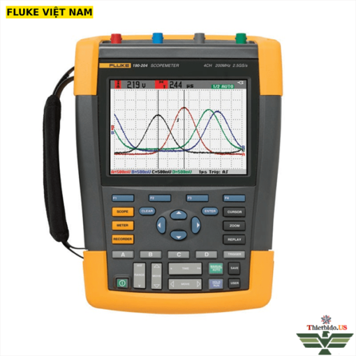 Máy hiện sóng cầm tay Fluke 190-204/S (4 kênh, 200 MHz)