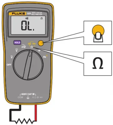 Đồng hồ vạn năng Fluke đo điện trở - đo liên tục